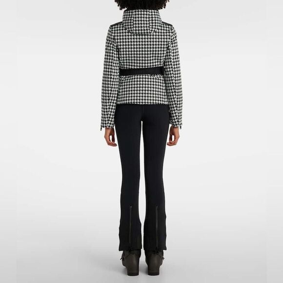 Goldbergh Galaxy Printed Ski Jacket HIDA Belted Jacket NWT US 6 Houndstooth - Picture 4 of 13